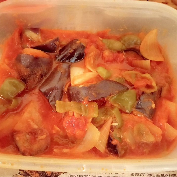 電子レンジで簡単ラタトゥイユ